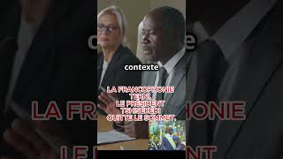 La francophonie terni le président tshisékédi quitte le sommet [upl. by Cadell]