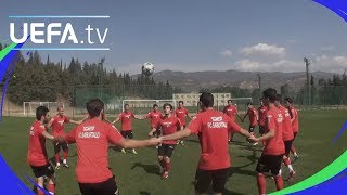 UEFA Youth League skills challenge Saburtalo [upl. by Handler]