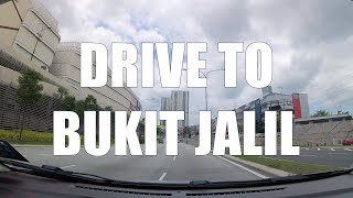 Drive to Bukit Jalil Kuala Lumpur 4K HD [upl. by Lucie]