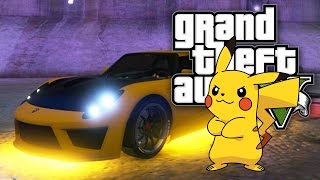 GTA 5 Online  PIMPED OUT PIKACHU CAR GTA V Online PS4 [upl. by Ohnuj]