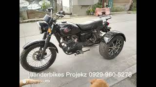 Kawasaki black series 175cc rear wheel drive conversion setup [upl. by Myke]