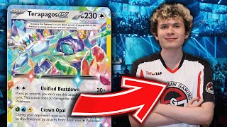 Terapagos ex is Tier 1 in Stellar Crown Pokemon TCG Live Gameplay [upl. by Yeldnarb]