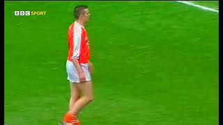 OISIN MCCONVILLE MISSES PENALTY THAT ALMOST COST ARMAGH THEIR ONLY EVER ALL IRELAND WIN V KERRY 2002 [upl. by Langille149]