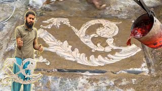 Amazing Transformation Casting Aluminium into Intricate Leaf Design AluminiumCasting DIY casting [upl. by Bitthia184]