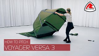 How to Pitch Voyager Versa 3  Robens 2023 [upl. by Wicks]