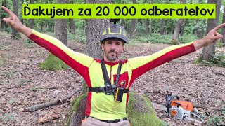 Poďakovanie za 20 000 odberateľov Amles Stihl ms 462 Gopro hero 8 [upl. by Aizitel]