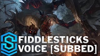 Voice  Fiddlesticks SUBBED  English [upl. by Stewardson]