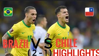 Brazil Vs Chile 21Highlights Football Match in 2026 FIFA World Cup Qualifiers [upl. by Gnilrets213]