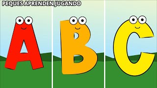 El abecedario para niños en español Palabras con las letras de la A a la Z Peques Aprenden Jugando [upl. by Aronas]