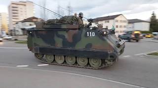 Panzer im Eiltempo in den Kreisel Feuerleitpanzer M113 [upl. by Ceil]