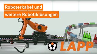 Roboterkabel und weitere Robotiklösungen der Lapp Gruppe [upl. by Imik]