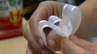 Making a Four Face Bow for Your Wedding Corsage [upl. by Xaviera]