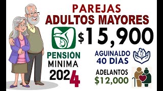 IMSS PENSIÓN MÍNIMA 15900 más AHORRO INFONAVIT BIENESTAR y AGUINALDO ISSSTE [upl. by Nauqyt]