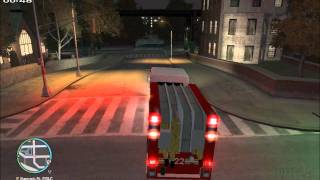 GTAIV FDLC Response to Apartment Fire [upl. by Troyes]