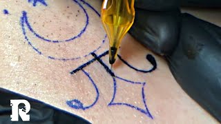 Tattoo RealTime Video minimalist tattoo [upl. by Rico]