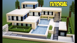 Minecraft Tutorial  MANSÃO ULTRA MODERNA Completa [upl. by Deyas]