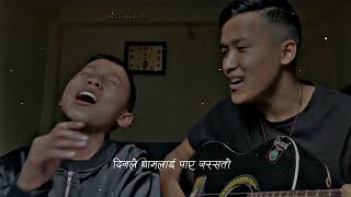 AJAMBARY LAULA PIRATI PRASAD  MELINA cover song Nepali song  pawan ghising  overlay song [upl. by Ainniz]