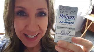 Refresh Optive Advanced Lubricant Eye Drops Review [upl. by Emoryt]