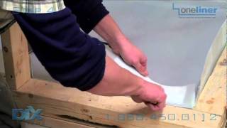 How To Cut and Waterproof the Curb Step 4 for Dix Systems OneLiner [upl. by Rekyr104]