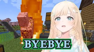 Iroha Witnesses a Minecraft Tragedy [upl. by Anaeli]