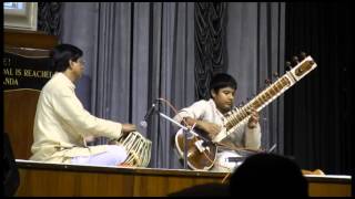 Ayush Ghosh playing Purvi on the Sitar [upl. by Avilys]