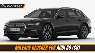 Audi A6 C8 ALLROAD  MILEAGE BLOCKER from Dynotest  Installation and use [upl. by Cuyler626]