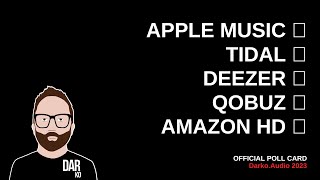 APPLE MUSIC TIDAL or QOBUZ The MOST POPULAR audiophile streaming service AS VOTED BY YOU 🫵🏻 [upl. by Nonnac]