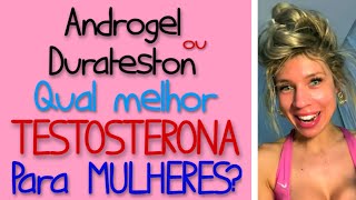 Para mulheres a melhor testosterona é durateston ou androgel pump sachê HORMÔNIOS testosterona [upl. by Llebanna]