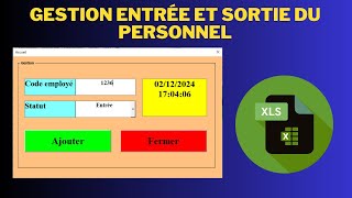 gestion entrée et sortie employés  Programmation du contrôle de présence [upl. by Prebo]