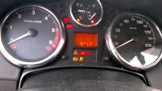 Peugeot 207 16 HDi 92 06 Coldstart at 22celcius [upl. by Geesey]