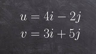 How to apply the operations of dot product to a vector [upl. by Ninnahc]