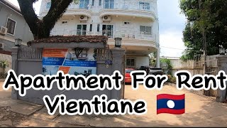 Apartment for rent in Vientiane Laos twobedroomapartment expatlife laos ofwlife [upl. by Aisenet]