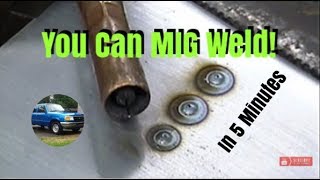 Learn How to MIG Weld Automotive Sheet Metal in 5 Minutes [upl. by Beaston]