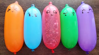 Making Slime with Funny Balloons  Satisfying Slime video [upl. by Dede]