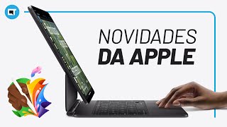 Novos iPads Pro e Air de 2024 sem AI por enquanto mas pela primeira vez em dois tamanhos de tela [upl. by Ahtekal]