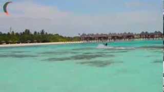 Kitesurfing Jumps on Maldives [upl. by Elburr]