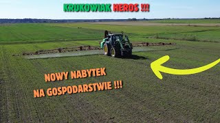 Nowy nabytek na gospodarstwie ⭐Jesienne odchwaszczanie ozimin ⭐John Deere 6330 ⭐ Krukowiak Heros⭐ [upl. by Cly]