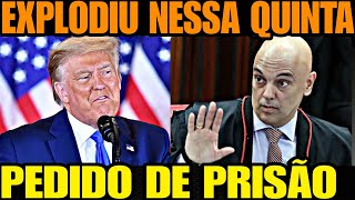 BOMBA PRISÃO FOI DECRETADA APÓS DECISÃO JUDICIAL TRUMP E ELON MUSK ACABARAM DE SOLTAR BOMBA GIGAN [upl. by Shaffert]