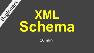 XML Schema XSD Beginner Tutorial with Demo [upl. by Garibald]