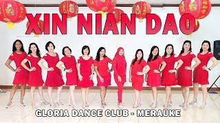 XIN NIAN DAO  LINE DANCE  Choreo CAECILIA M FATRUAN  GDC MERAUKE PAPUA SELATAN [upl. by Yelad578]