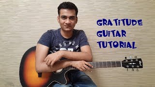 Gratitude Guitar Tutorial with PLECTRUM [upl. by Giefer]