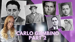 Carlo Gambino and his rise to the most powerful mafioso ever  Part 2 [upl. by Ennahoj826]