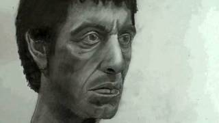 How to Draw Scarface Tony Montana Step by Step [upl. by Anthe]