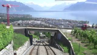 Funiculaire du MontPélerin [upl. by Trager]