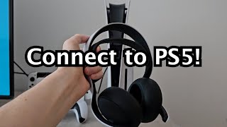 PULSE Elite Wireless Headset  How to Connect to PS5 [upl. by Arivle]