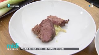 Paleron de boeuf et purée de panais à lorange [upl. by Soinotna]