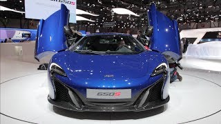 2015 McLaren 650S  2014 Geneva Motor Show [upl. by Idnib]