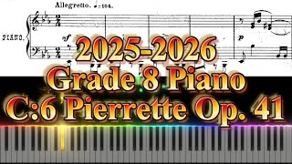 ABRSM Piano Grade 8 20252026 C6 Pierrette Air de Ballet Op 41 by Chaminade [upl. by Hpsoj]