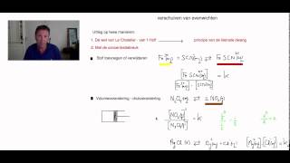 Het verschuiven van evenwichten  1  Scheikundelessennl [upl. by Piper37]