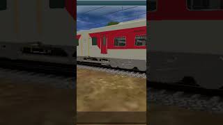 Rajdhani express action trainz simulator trainzsimulator viral shorts trainzaddons [upl. by Aicilyhp]